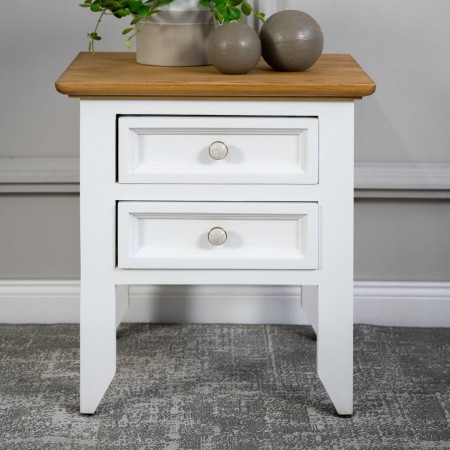 Dřevěný provence noční stolek, Lille typ 212 , Noční stolky- 6