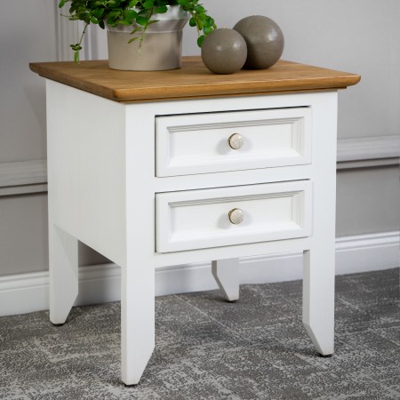 Dřevěný provence noční stolek, Lille typ 212 , Noční stolky- 1