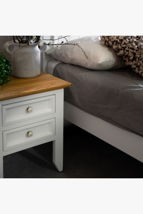 Dřevěný provence noční stolek, Lille typ 212 , Noční stolky- 1 2