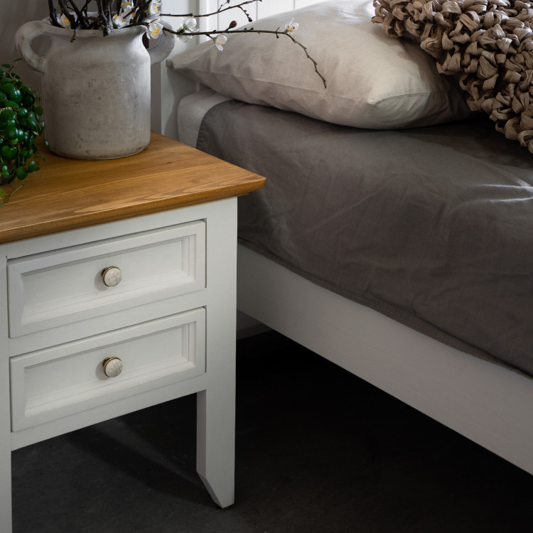 Dřevěný provence noční stolek, Lille typ 212 , Noční stolky- 2