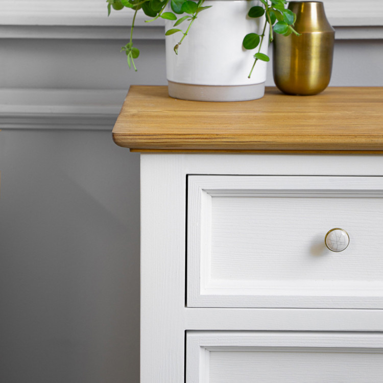 Dřevěná provence komoda úzka, Lille typ 210 , Komody- 4