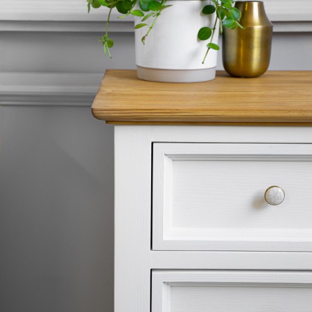 Dřevěná provence komoda úzka, Lille typ 210 , Komody- 4