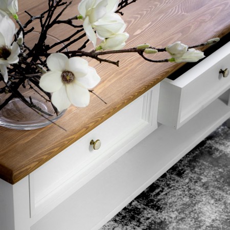 Dřevěný provence konferenční stolek, Lille , Konferenční stolky- 3