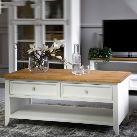 Dřevěný provence konferenční stolek, Lille , Konferenční stolky- 1