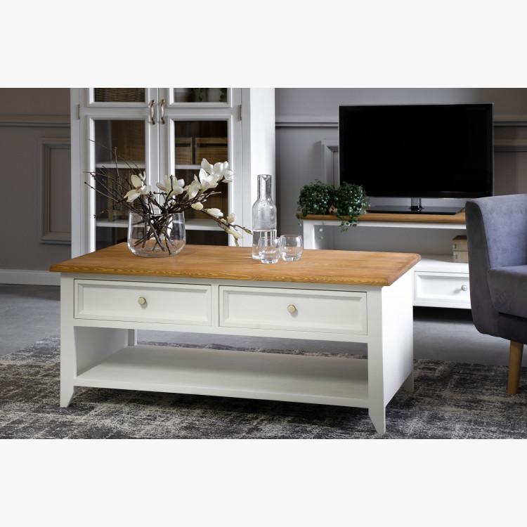 Dřevěný provence konferenční stolek, Lille , Konferenční stolky- 5