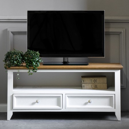 Dřevěný provence tv stolek, Lille 405 , TV stolky, Tv Komody- 3