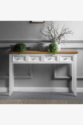 Dřevěný provence příruční stolek, Lille , Jídelna- 1 2