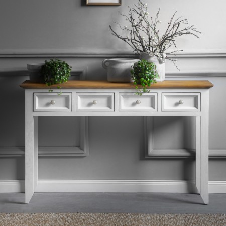 Dřevěný provence příruční stolek, Lille , Jídelna- 2