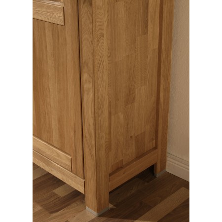 Masívni dubový regál s dvířky, Alexandra 13 , Vitríny- 8