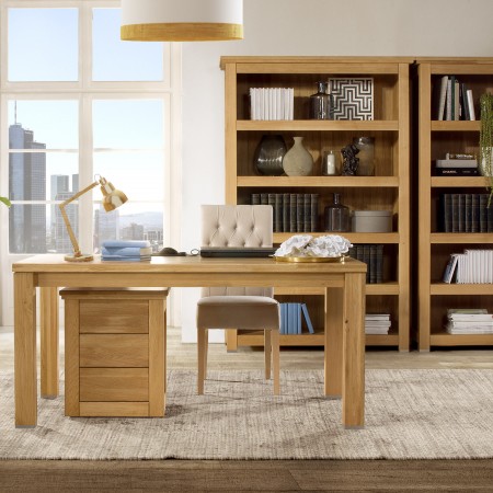 Dřevěný dubový regál , Alexandra 16 , Vitríny- 5