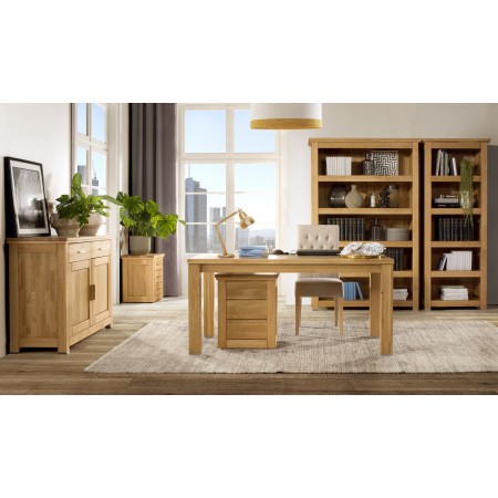 Dřevěná dubová komoda s dvířky, Alexandra 44 , Komody- 7