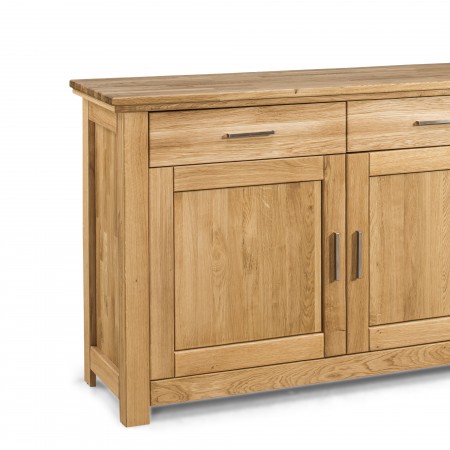 Dřevěná dubová komoda s dvířky, Alexandra 44 , Komody- 9