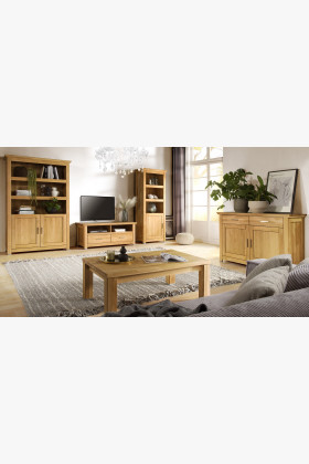 Nábytek z dubového masivu do obývacího pokoje, Alexandra , Obývací  sestavy- 1 2