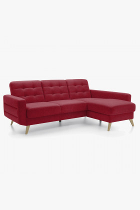 Ecksofa skandinavisch AquaClean Stoff Nordic Schlaf- &
