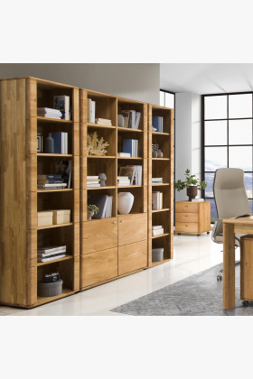 Dubový regál z masivu, texas 14 , Dřevěné regály- 1 2