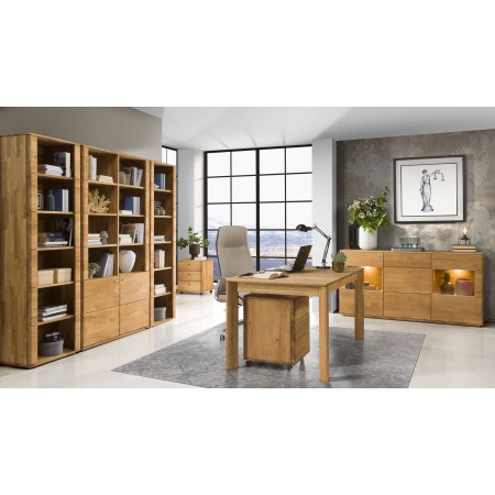 Dubový regál z masivu, texas 14 , Dřevěné regály- 6