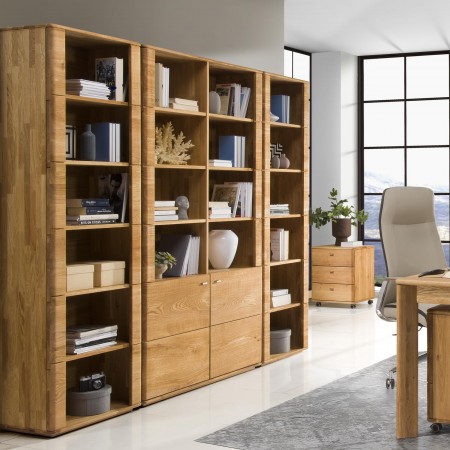 Komoda se šuplíky na kolečkách z masivu , Pracovna a předsíň- 4