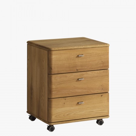 Komoda se šuplíky na kolečkách z masivu , Pracovna a předsíň- 1