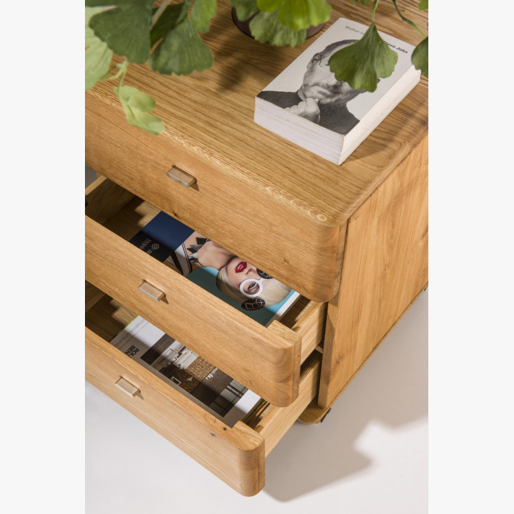 Komoda se šuplíky na kolečkách z masivu , Pracovna a předsíň- 2