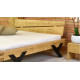 Designes Doppelbett aus Fichte - Stahlbeine in Y- Form /160x200cm/180x200cm/Balkenbett