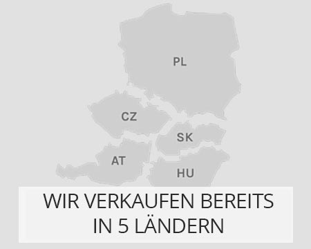 Wir verkaufen bereits in 5 L&auml;ndern