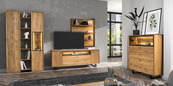 Fotogalerie nábytku do obývacího pokoje Vigo